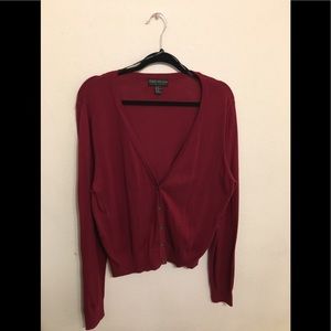 Red Cardigan (Size 3X) from Forever 21